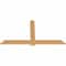 Ekena Millwork Eugene Smooth Timber Gable Bracket, Western Red Cedar, 72"W x 39"H x 1 1/2"D x 5 1/2"F, 13/12 Pitch GBW072X39X0206EUG00SWR - alternate 2